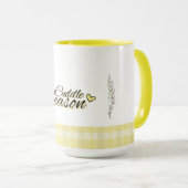 Snuggle Season (in Kariert) Tasse (VorderseiteRechts)