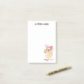 Snuggle Season Puppy in Stocking Post-it Klebezettel (Auf Schreibtisch)