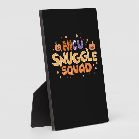 Snuggle Squad NICU Nurse Neonatal Nurse Halloween Fotoplatte (Seite)