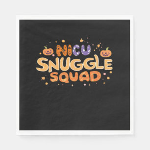 Snuggle Squad NICU Nurse Neonatal Nurse Halloween Serviette
