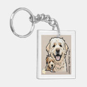 "Snuggle Squad" Schlüsselanhänger (Vorderseite links)