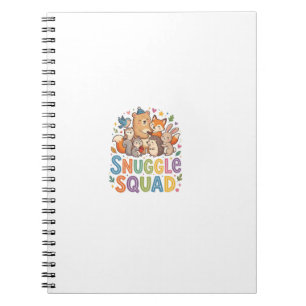 Snuggle Squad   Süße Kuschel Freunde T-Shirt Notizblock