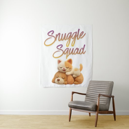 Snuggle Squad Wall Tapestry Wandteppich (Beispiel)