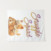 Snuggle Squad Wall Tapestry Wandteppich (Vorderseite (Horizontal))