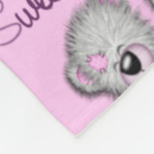 Snuggle Sweet Dreams Teddy-Baumwolle Süßigkeiten Fleecedecke (Ecke)