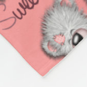 Snuggle Sweet Dreams Teddy-hell Korallen Fleecedecke (Ecke)
