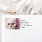 Snuggle Time Kitty | ABSTRAKT | Wasserfarbe (Insitu)