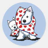 Snuggle Westies Sticker (Vorderseite)