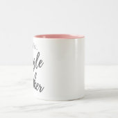 Snuggle-Wetter-Tasse Zweifarbige Tasse (Mittel)