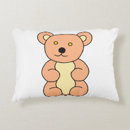 Snuggle-Worthy Teddy Bear Accent Pillow Dekokissen
