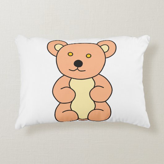 Snuggle-Worthy Teddy Bear Accent Pillow Dekokissen (Vorderseite)