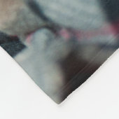 Snuggle-Zeit-Welpe Fleecedecke (Ecke)