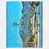 Snuggled by the Sea Marina Vallarta 0946 Fleecedecke (Vorderseite)