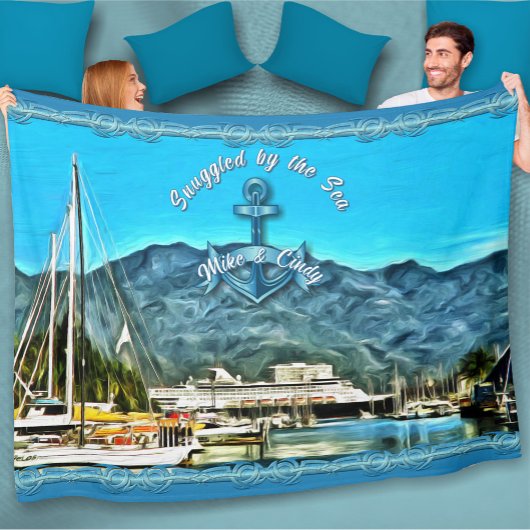 Snuggled by the Sea Marina Vallarta 0946 Fleecedecke