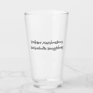 SnuggleNames: Benutzerdefiniertes Pintglas Glas