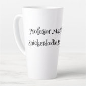 SnuggleNames: Custom Gift Latte Tasse (Linke Ecke)