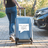 SnuggleNames: Custom Nickname Vinyl Sticker (Koffer Insitu)