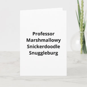 SnuggleNames: Personalisierte Liebesname-Grußkarte Karte