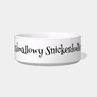 SnuggleNamesGeschenke Custom Pet Bowl - Medium Napf