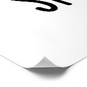 Snuggles Funny Nugget Couple Pun Poster (Ecke)