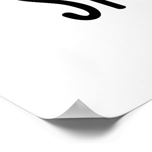 Snuggles Funny Nugget Couple Pun Poster (Ecke)