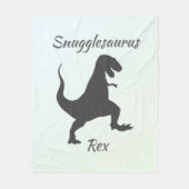 Snugglesaurus Rex Decke (Vorderseite)