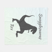 Snugglesaurus Rex Decke (Vorderseite (Horizontal))