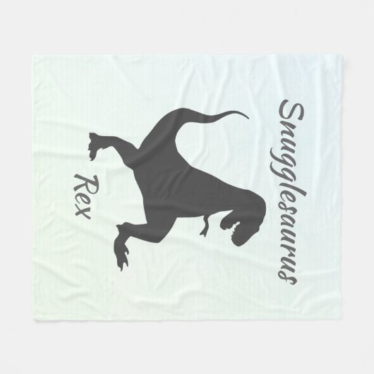 Snugglesaurus Rex Decke (Vorderseite (Horizontal))