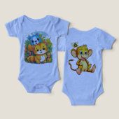 SnuggleWear – Gentle Cotton Baby T-Shirts (Design Vorderseite & Rückseite)