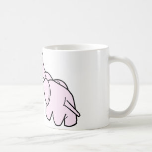 Snuggling Elefanten Kaffeetasse