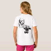 Snuggly Dog & Bear Sketch Tee (Schwarz voll)