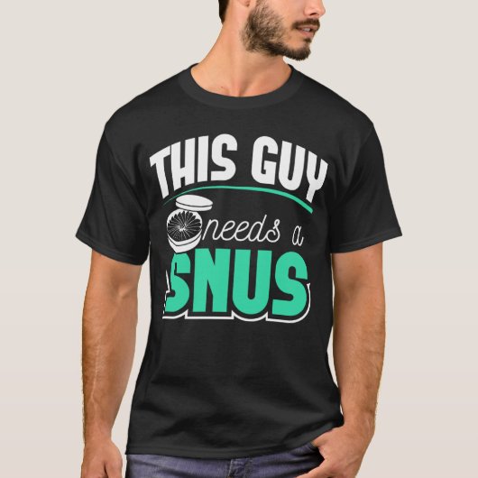 SNUS Geschenk rauchfrei aufhören Rauchen Anti-Niko T-Shirt (Vorderseite)