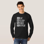 Snus Idea No Smoker Nicotin Rauchloser Tabak T-Shirt (Vorne ganz)