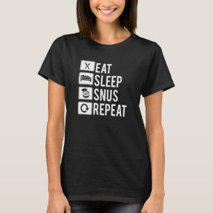 Snus Idea No Smoker Nicotin Rauchloser Tabak T-Shirt