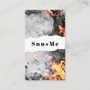 Snus Shop Tobacco Vape Smoke CBD Öl Visitenkarte