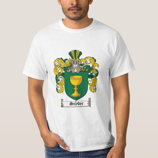 Snyder Familienwappen - Snyder Wappen T-Shirt (Vorderseite)