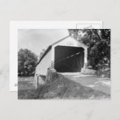 Snyder's Fording Covered Bridge Postkarte (Vorne/Hinten)