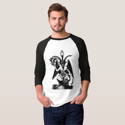 SNZ Baphomet Raglan-T-Shirt T-Shirt (Vorne ganz)