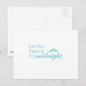 So als gäbe es keine Mitternacht Postkarte (Vorne/Hinten)