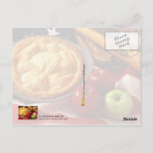 So amerikanisch wie Apfelkuchen! Postkarte (Rückseite)