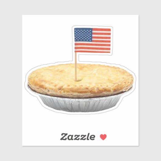 So amerikanisch wie Apple Pie Sticker (Blatt)
