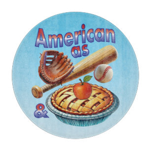 So amerikanisch wie Baseball und Apfelkuchen Schneidebrett