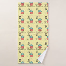 So anders, perfekt zusammen - Niedliche Liebe Badehandtuch