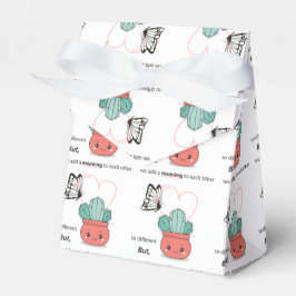 So anders, perfekt zusammen - Niedliche Liebe Geschenkschachtel