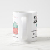 So anders, perfekt zusammen - Niedliche Liebe Jumbo-Tasse (Rückseite)