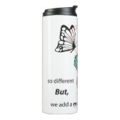 So anders, perfekt zusammen - Niedliche Liebe Thermosbecher (Nach links gedreht)