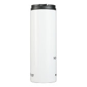 So anders, perfekt zusammen - Niedliche Liebe Thermosbecher (Rückseite)