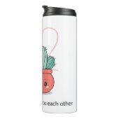 So anders, perfekt zusammen - Niedliche Liebe Thermosbecher (Nach rechts gedreht)