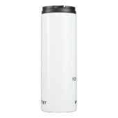 So anders, perfekt zusammen - Niedliche Liebe Thermosbecher (Rückseite)