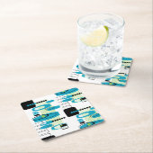 So Angesagt ein Go-Go-Napkins Rechteckiger Pappuntersetzer (Vor Ort)